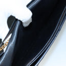 Christian Dior Chain Shoulder Bag Nylon Navy Auth bs20836-19