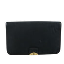 Christian Dior Chain Shoulder Bag Nylon Navy Auth bs20836-13