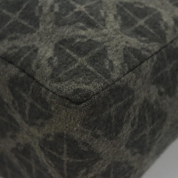 BOTTEGA VENETA Tote Bag Wool Gray Auth bs20839