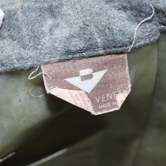 BOTTEGA VENETA Tote Bag Wool Gray Auth bs20839