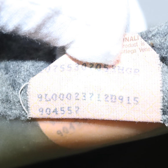 BOTTEGA VENETA Tote Bag Wool Gray Auth bs20839