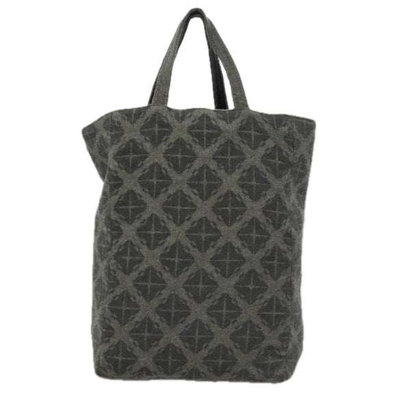 BOTTEGA VENETA Tote Bag Wool Gray Auth bs20839