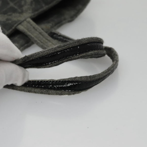 BOTTEGA VENETA Tote Bag Wool Gray Auth bs20839