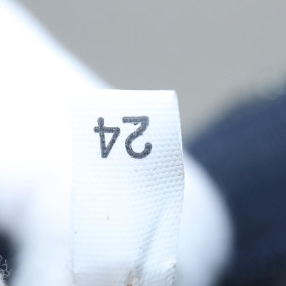 PRADA Hand Bag Wool Leather Purple Silver Auth bs20846