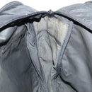 PRADA Boston Bag Nylon Leather 2way Black Silver Auth bs20849-20