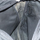 PRADA Boston Bag Nylon Leather 2way Black Silver Auth bs20849-21