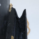 GIVENCHY Chain Shoulder Bag Leather Black Auth bs20851-18