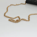 GIVENCHY Chain Shoulder Bag Leather Black Auth bs20851-7