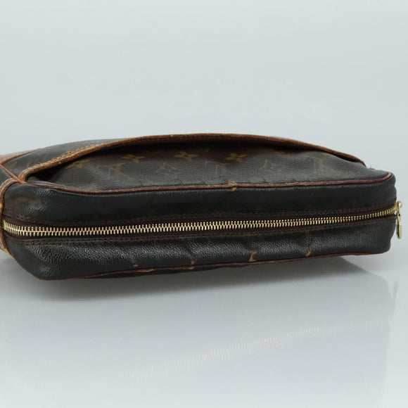 LOUIS VUITTON Monogram Compiegne 28 Clutch Bag M51845 LV Auth bs20858