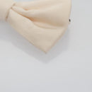 LOUIS VUITTON Butterfly Necktie Wool Beige LV Auth bs20886-15