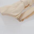 LOUIS VUITTON Butterfly Necktie Wool Beige LV Auth bs20886-16