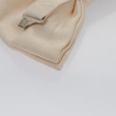 LOUIS VUITTON Butterfly Necktie Wool Beige LV Auth bs20886-9
