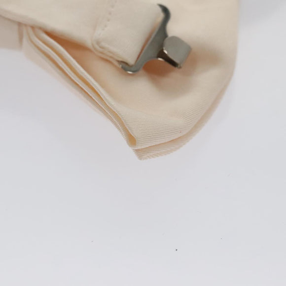 LOUIS VUITTON Butterfly Necktie Wool Beige LV Auth bs20886