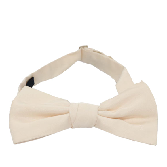 LOUIS VUITTON Butterfly Necktie Wool Beige LV Auth bs20886