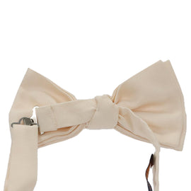 LOUIS VUITTON Butterfly Necktie Wool Beige LV Auth bs20886 - 0