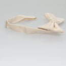 LOUIS VUITTON Butterfly Necktie Wool Beige LV Auth bs20886-4