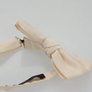 LOUIS VUITTON Butterfly Necktie Wool Beige LV Auth bs20886-6