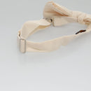 LOUIS VUITTON Butterfly Necktie Wool Beige LV Auth bs20886-7