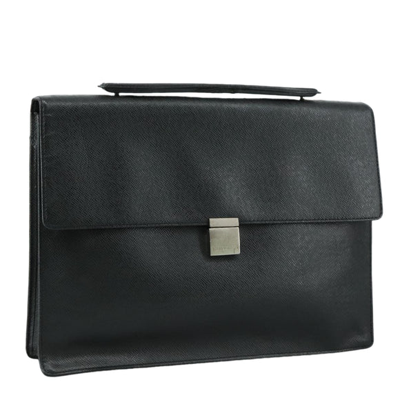 LOUIS VUITTON Taiga Porte Documents Angara Briefcase Ardoise M30772 Auth bs20889
