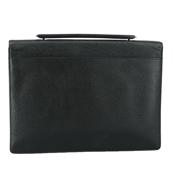 LOUIS VUITTON Taiga Porte Documents Angara Briefcase Ardoise M30772 Auth bs20889