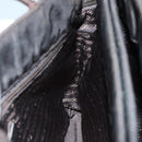 PRADA Hand Bag Nylon Brown Silver Auth bs20899-19