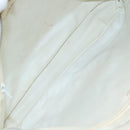 CHANEL Matelasse Chain Shoulder Bag Leather White Gold CC Auth bs20903-16