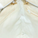 CHANEL Matelasse Chain Shoulder Bag Leather White Gold CC Auth bs20903-17