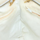 CHANEL Matelasse Chain Shoulder Bag Leather White Gold CC Auth bs20903-18