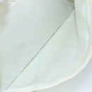 CHANEL Matelasse Chain Shoulder Bag Leather White Gold CC Auth bs20903-22