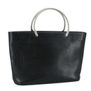 CHANEL Hand Bag Caviar Skin Black CC Auth bs20918-1