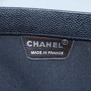 CHANEL Hand Bag Caviar Skin Black CC Auth bs20918-17