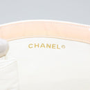 CHANEL Tote Bag Enamel Beige Gold CC Auth bs20922-18
