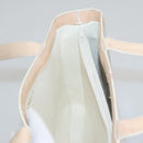 CHANEL Tote Bag Enamel Beige Gold CC Auth bs20922-18