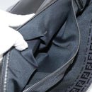 FENDI Zucchino Canvas Business Bag Black Auth bs20925-23