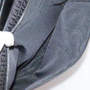 FENDI Zucchino Canvas Business Bag Black Auth bs20925-26