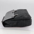 FENDI Zucchino Canvas Business Bag Black Auth bs20925-3