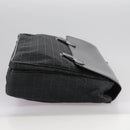 FENDI Zucchino Canvas Business Bag Black Auth bs20925-4