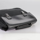 FENDI Zucchino Canvas Business Bag Black Auth bs20925-6