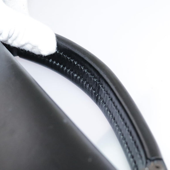 FENDI Zucchino Canvas Business Bag Black Auth bs20925