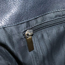 Salvatore Ferragamo Vala Hand Bag Leather 2way Black Gold Auth bs20937-20