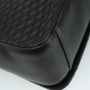 BALLY Hand Bag Leather 2way Black Gold Auth bs20947-17