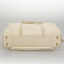 LOUIS VUITTON Varleys 24H Hand Bag Leather Cream M95360 LV Auth bs20954-6