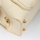 LOUIS VUITTON Varleys 24H Hand Bag Leather Cream M95360 LV Auth bs20954-17