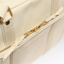 LOUIS VUITTON Varleys 24H Hand Bag Leather Cream M95360 LV Auth bs20954-19