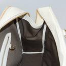 LOUIS VUITTON Varleys 24H Hand Bag Leather Cream M95360 LV Auth bs20954-24