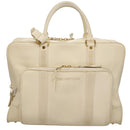 LOUIS VUITTON Varleys 24H Hand Bag Leather Cream M95360 LV Auth bs20954-13