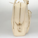 LOUIS VUITTON Varleys 24H Hand Bag Leather Cream M95360 LV Auth bs20954-5