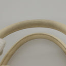 LOUIS VUITTON Varleys 24H Hand Bag Leather Cream M95360 LV Auth bs20954-8