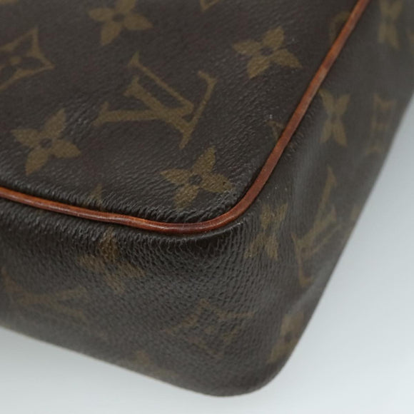 LOUIS VUITTON Monogram Compiegne 23 Clutch Bag M51847 LV Auth bs20963
