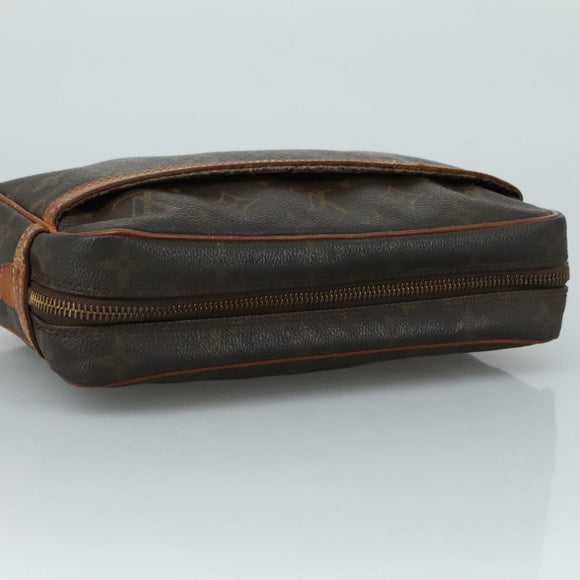 LOUIS VUITTON Monogram Compiegne 23 Clutch Bag M51847 LV Auth bs20963